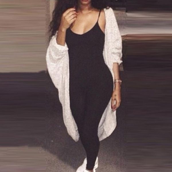 women's jumpsuits & rompers gzdl fashion summer women solid sleeveless sling jumpsuit bodycon long pants legging playsuit cl2501, Black;white
women's jumpsuits & rompers gzdl fashion summer women solid sleeveless sling jumpsuit bodycon long pants legging playsuit cl2501, Black;white