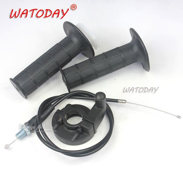 7/8" handle grips + throttle clamp + cable set 50 90 110 125cc pit bike dirtbike
7/8" handle grips + throttle clamp + cable set 50 90 110 125cc pit bike dirtbike
