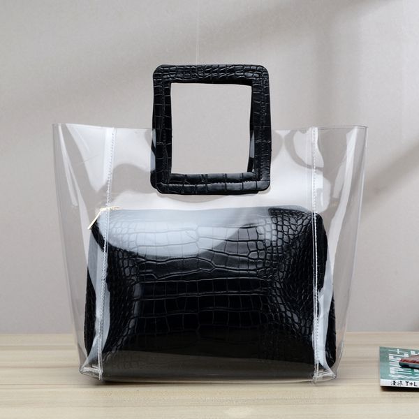 new pvc women composite bag beach travel women bags ladies handbags handbag female purse sac a main 2018
new pvc women composite bag beach travel women bags ladies handbags handbag female purse sac a main 2018