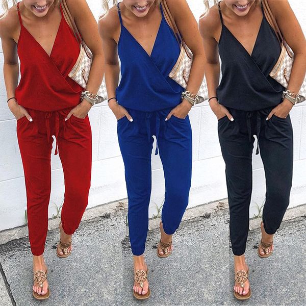 selling spring / summer / autumn 2020 cross v-neck lace up suspender jumpsuit
selling spring / summer / autumn 2020 cross v-neck lace up suspender jumpsuit