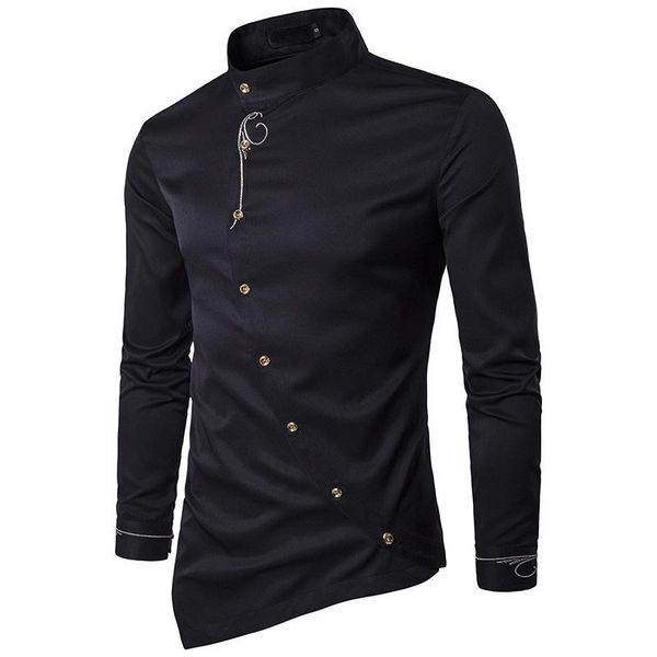 cotton men 's long sleeved shirt with irregular shirts mens designer long sleeve shirts mens dress shirt super, White;black
cotton men 's long sleeved shirt with irregular shirts mens designer long sleeve shirts mens dress shirt super, White;black