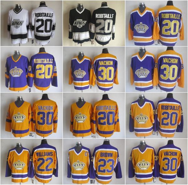 Los Angeles 20 Luc Robitaille Jersey 30 Rogatien Vachon 22 Justin Williams 23 Dustin Brown Vintage Hockey Jerseys CCM
Los Angeles 20 Luc Robitaille Jersey 30 Rogatien Vachon 22 Justin Williams 23 Dustin Brown Vintage Hockey Jerseys CCM