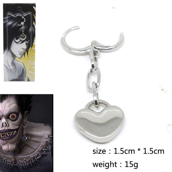 death note cartoon cosplay drop earrings fashion men women alloy tassel earring sieraden bijoux pendientes flecos, Silver
death note cartoon cosplay drop earrings fashion men women alloy tassel earring sieraden bijoux pendientes flecos, Silver