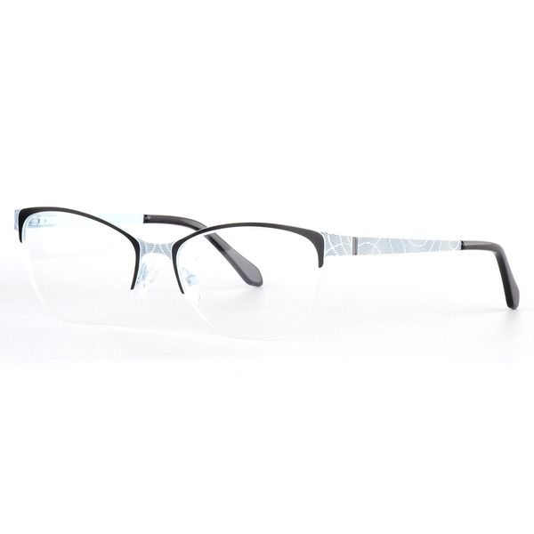 new fashion stainless steel ultra light office woman square half rim metal frame prescription myopia lens screwless eyewear, Silver
new fashion stainless steel ultra light office woman square half rim metal frame prescription myopia lens screwless eyewear, Silver