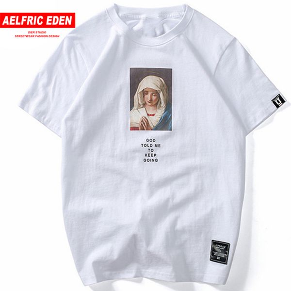 aelfric eden tshirt streetwear mary printed short sleeve t-shirt summer casual cotton hip hop tees swag summer tshirts kt54, White;black
aelfric eden tshirt streetwear mary printed short sleeve t-shirt summer casual cotton hip hop tees swag summer tshirts kt54, White;black