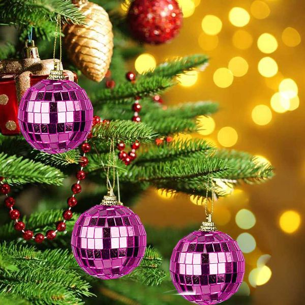 6 pcs reflective mirror ball rotating colored lob disco party hanging decoration christmas tree wedding birthday party ornaments
6 pcs reflective mirror ball rotating colored lob disco party hanging decoration christmas tree wedding birthday party ornaments