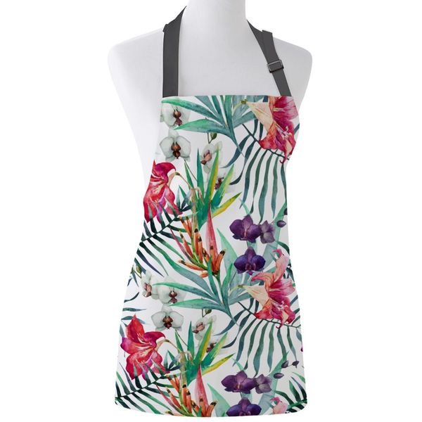 kitchen apron tropical plant leaf flower adjustable bib canvas aprons for women cooking baking restaurant kids apron pinafore
kitchen apron tropical plant leaf flower adjustable bib canvas aprons for women cooking baking restaurant kids apron pinafore