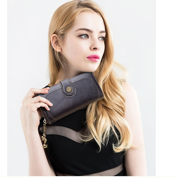 long trifold women purse wristband zipper clutch female wallet polish large capacity ladies carteras, Red;black
long trifold women purse wristband zipper clutch female wallet polish large capacity ladies carteras, Red;black