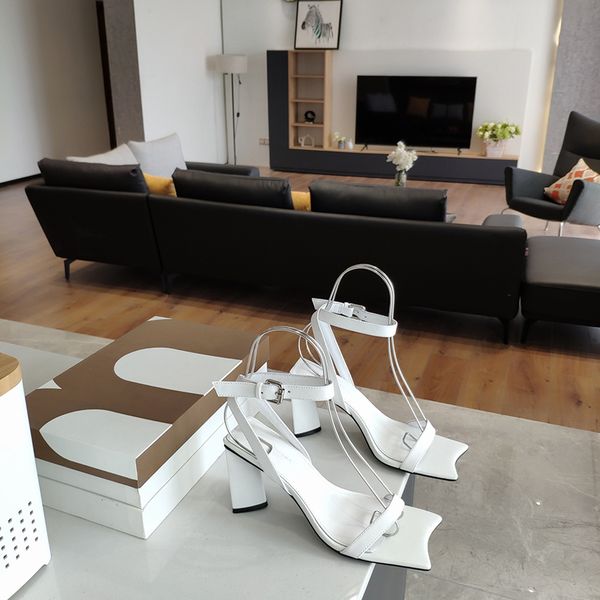 b designed summer women sandals concise real leather women shoes triangle spike heels four colors, Black
b designed summer women sandals concise real leather women shoes triangle spike heels four colors, Black