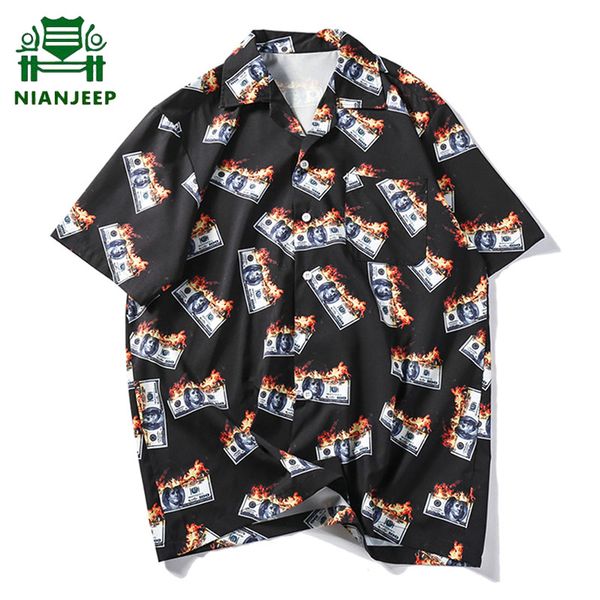 flame us dollar printed shirts men women 2020 summer turn-down collar mens shirt streetwear hip hop shirts hawaii beach clothing, White;black
flame us dollar printed shirts men women 2020 summer turn-down collar mens shirt streetwear hip hop shirts hawaii beach clothing, White;black