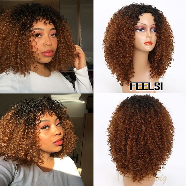 feelisi afro kinky curly wig mixed brown and ombre blonde synthetic wig natural black hair for women heat resistant hairs
feelisi afro kinky curly wig mixed brown and ombre blonde synthetic wig natural black hair for women heat resistant hairs