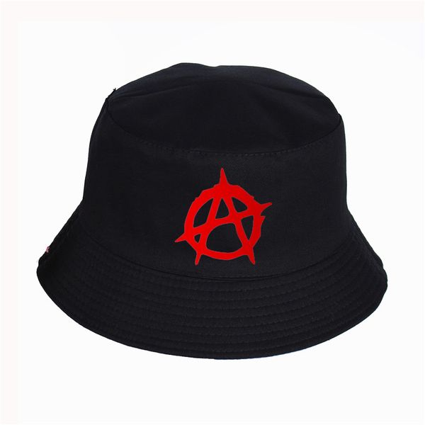 anarchy symbol hat punk rock bucket hats summer pop harajuku women men fisherman hat outdoor sunshade cap fishing hat, Blue;gray 
anarchy symbol hat punk rock bucket hats summer pop harajuku women men fisherman hat outdoor sunshade cap fishing hat, Blue;gray