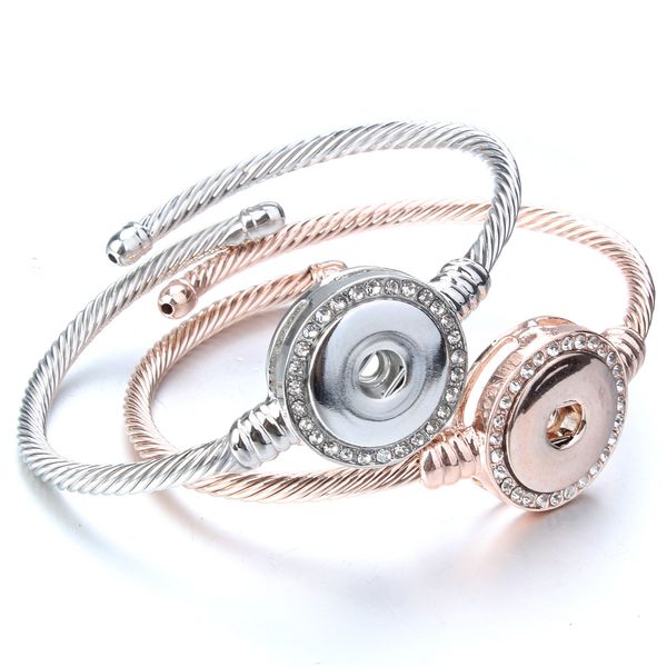 new snap cuff bracelet rose gold silver snap bracelet bangles crystal 18mm snap button bracelet for women men jewelry ze388, Golden;silver
new snap cuff bracelet rose gold silver snap bracelet bangles crystal 18mm snap button bracelet for women men jewelry ze388, Golden;silver