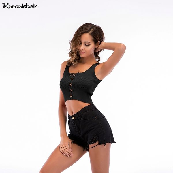 summer new crop women cross-tie knit camisole sleeveless u neck women clothes 2019 casual cropped slim base sale, White
summer new crop women cross-tie knit camisole sleeveless u neck women clothes 2019 casual cropped slim base sale, White