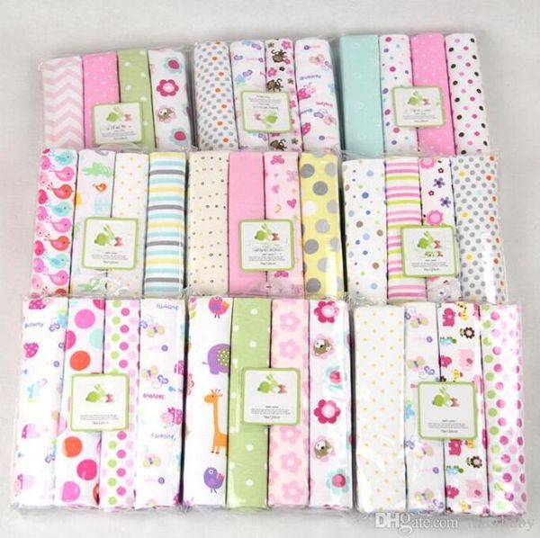 baby flannel blankets cotton receiving blanket newborn soft printed swaddle summer bedspread quilt sheets wrap air condition blankets c5691