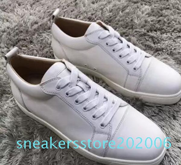 men's sneaker party dress wedding low junior spikes red bottom glitter leather shoes,luxury red sole leisure outdoor flats eu35-46 s06, Black
men's sneaker party dress wedding low junior spikes red bottom glitter leather shoes,luxury red sole leisure outdoor flats eu35-46 s06, Black