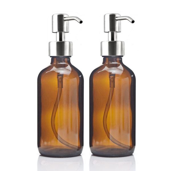 packing bottles drop 8 oz large 250ml liquid soap dispenser stainless steel pump for essential oils homemade lotion round amber glass bottle
packing bottles drop 8 oz large 250ml liquid soap dispenser stainless steel pump for essential oils homemade lotion round amber glass bottle
