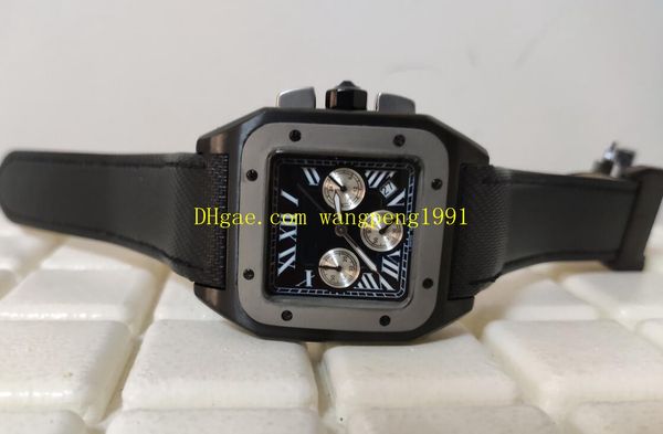 men watch 39mm black dial diamond bezel sleather strap bands quartz chronograph working watch watc, Slivery;brown
men watch 39mm black dial diamond bezel sleather strap bands quartz chronograph working watch watc, Slivery;brown