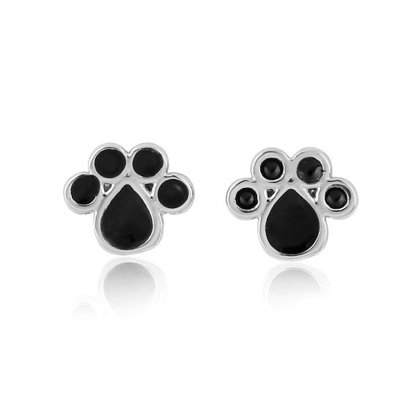 new arrival wholesale cute cat paw print earring studs black oil brincos jewelry silver gold pink gold plated color for women gift efe048, Golden;silver
new arrival wholesale cute cat paw print earring studs black oil brincos jewelry silver gold pink gold plated color for women gift efe048, Golden;silver
