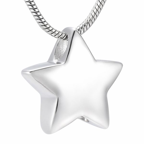 ijd9993 star cremation jewelry -316l stainless steel memorial urn necklaces for pet ashes keepsake, Silver
ijd9993 star cremation jewelry -316l stainless steel memorial urn necklaces for pet ashes keepsake, Silver