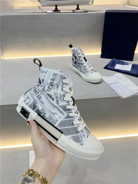 2020 new b23 oblique high-sneaker mens designer casual shoes transparent letters women high low leisure trainer size eur 35-45, Black
2020 new b23 oblique high-sneaker mens designer casual shoes transparent letters women high low leisure trainer size eur 35-45, Black