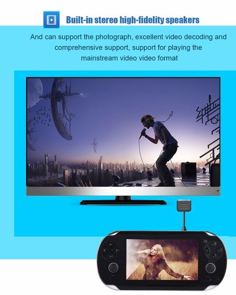 dual rocker handheld retro portable video game console gamepad 4.3 inch 4gb/8gb consol support for psp game camera video e-book
dual rocker handheld retro portable video game console gamepad 4.3 inch 4gb/8gb consol support for psp game camera video e-book
