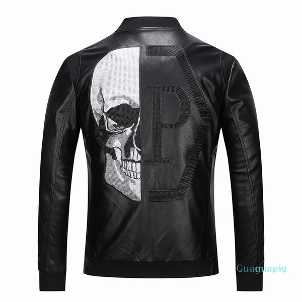 outerwear men's leather jackets skull patterned spring winter biker motorcycle faux leather pu coat for male, Black
outerwear men's leather jackets skull patterned spring winter biker motorcycle faux leather pu coat for male, Black