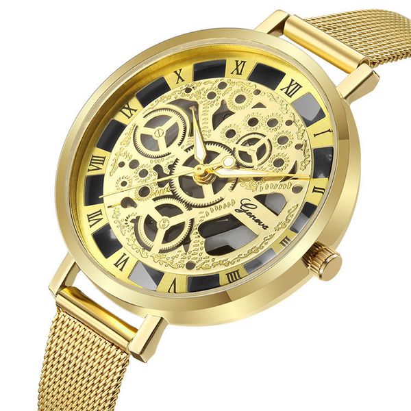 new quartz fenimino relogio saati thin band skeleton full steel metal women's watches geneva new style ms watch foreign, Slivery;brown
new quartz fenimino relogio saati thin band skeleton full steel metal women's watches geneva new style ms watch foreign, Slivery;brown