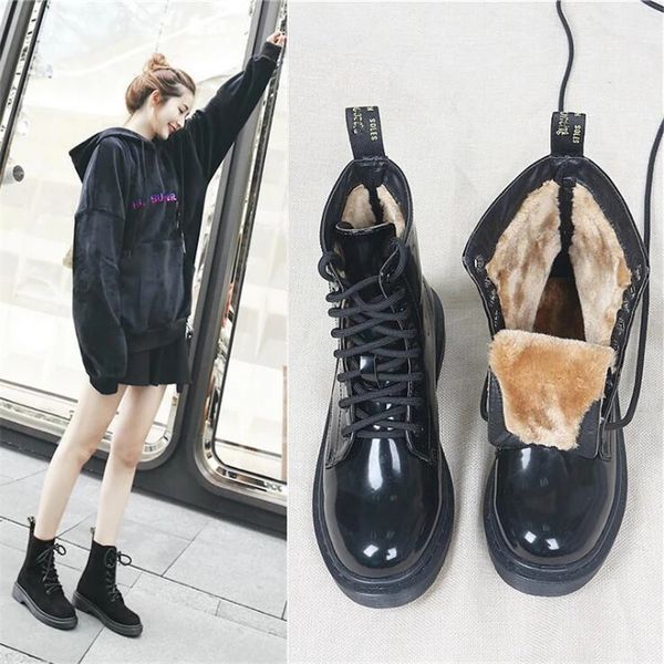 fashion ankle boots winter thick warm snow boots women boots work shoes round head lace-up women shoes black female
fashion ankle boots winter thick warm snow boots women boots work shoes round head lace-up women shoes black female