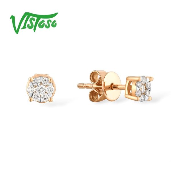 vistoso gold earrings for women 14k 585 rose gold sparkling diamond dainty round cirle stud earrings fashion trendy fine jewelry cj191203, Golden
vistoso gold earrings for women 14k 585 rose gold sparkling diamond dainty round cirle stud earrings fashion trendy fine jewelry cj191203, Golden