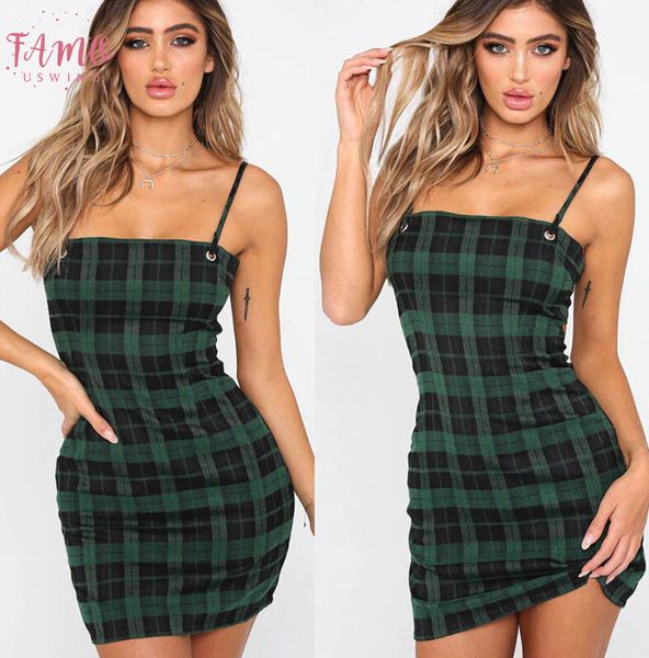 fashion women lady bodycon sleeveless party club short mini dress casual dresses green plaid sundress women summer clothing, Black;gray
fashion women lady bodycon sleeveless party club short mini dress casual dresses green plaid sundress women summer clothing, Black;gray