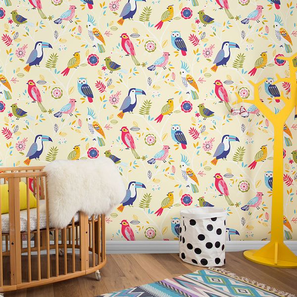 children's room wallpaper boys and girls cartoon animal birds bedroom owl papel de parede pink blue wallpapers for living room
children's room wallpaper boys and girls cartoon animal birds bedroom owl papel de parede pink blue wallpapers for living room