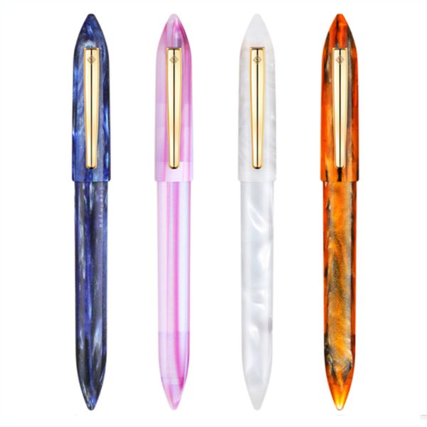 liy (live in you) mitu acrylic resin creative fountain pen schmidt nib ef/f & converter ink pens gold trim writing gift pen set
liy (live in you) mitu acrylic resin creative fountain pen schmidt nib ef/f & converter ink pens gold trim writing gift pen set