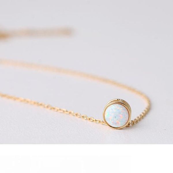 gold plated vermeil 925 sterling silver single stone necklace simple design bezel round cz charm beaded slider opal collar chains
gold plated vermeil 925 sterling silver single stone necklace simple design bezel round cz charm beaded slider opal collar chains
