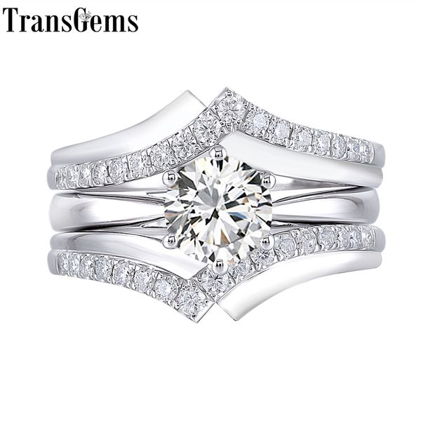 transgems 10k white gold main 1ct 6.5mm f color moissantie diamond engagement ring set for women wedding interlocking 2 piece y19061203, Slivery;golden
transgems 10k white gold main 1ct 6.5mm f color moissantie diamond engagement ring set for women wedding interlocking 2 piece y19061203, Slivery;golden