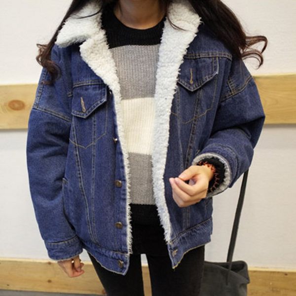 new jacket winter women denim parka jeans ladies coat warm plus size women autumn winter 9wt061, Black;brown
new jacket winter women denim parka jeans ladies coat warm plus size women autumn winter 9wt061, Black;brown