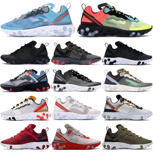 react element 87 running shoes for men women gym red royal tint triple black sport trainers racer pink 55 comfortable sneakers, White;red
react element 87 running shoes for men women gym red royal tint triple black sport trainers racer pink 55 comfortable sneakers, White;red