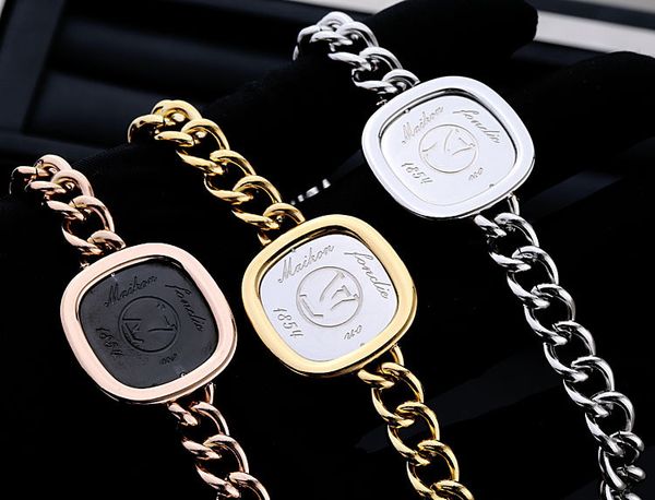 лучшие продажи chainbracelets титан сталь ювелирные изделия браслет квадратный мужчина и женщина браслет пара дикий браслет поставки, Black
лучшие продажи chainbracelets титан сталь ювелирные изделия браслет квадратный мужчина и женщина браслет пара дикий браслет поставки, Black