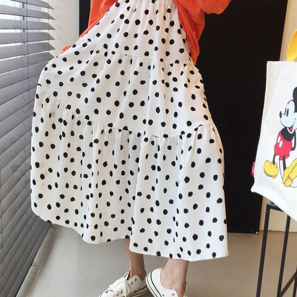 hzirip summer new high waist loose wild swing polka dot chic fashion 2020 female elastic waist a-line skirt, Black
hzirip summer new high waist loose wild swing polka dot chic fashion 2020 female elastic waist a-line skirt, Black