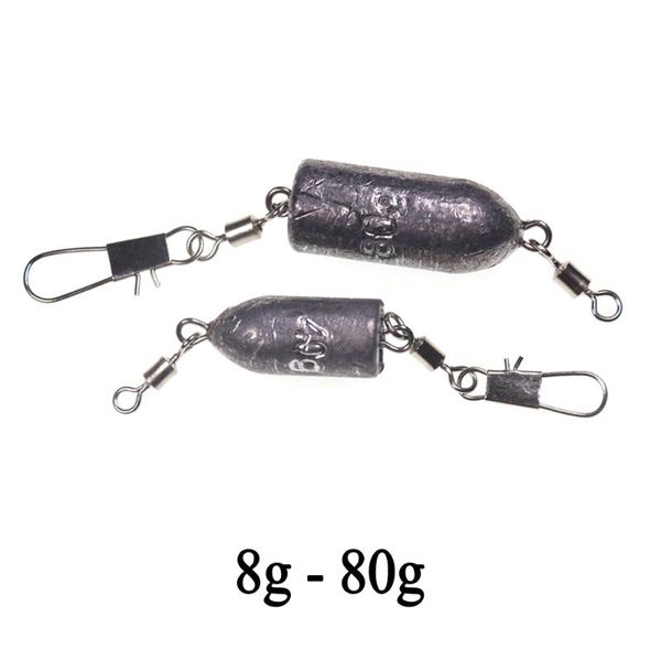 sea fishing shape lead sinker/weight with stainless steel rolling swivel snap deep water fishing accesories 8g - 80g
sea fishing shape lead sinker/weight with stainless steel rolling swivel snap deep water fishing accesories 8g - 80g