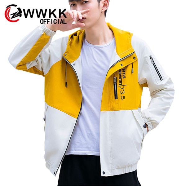 men autumn new casual contrast color streetwear hooded slim fit coats street brand men clothing men's jackets comfortable jacket, Black;brown
men autumn new casual contrast color streetwear hooded slim fit coats street brand men clothing men's jackets comfortable jacket, Black;brown