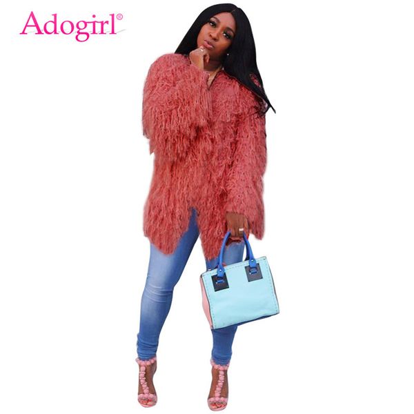 adogirl tassel faux fur coat long cardigan long sleeve open stitch slim autumn winter outerwear fashion sweaters female jacket, Black;brown
adogirl tassel faux fur coat long cardigan long sleeve open stitch slim autumn winter outerwear fashion sweaters female jacket, Black;brown