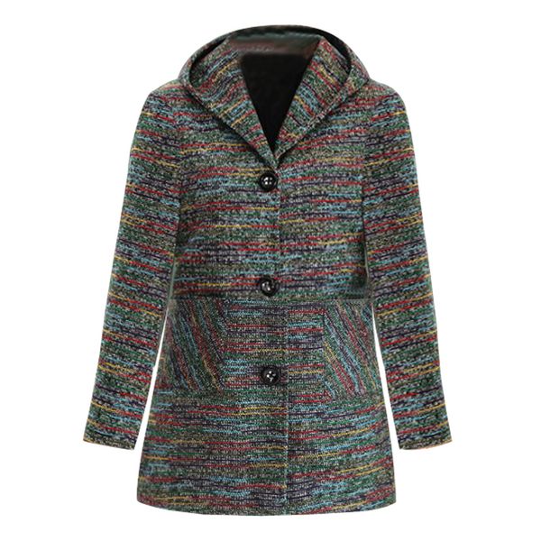 fashion single-breasted hooded woolen coat women winter 2019 new slim straight medium length thick -5xl coat lady, Black
fashion single-breasted hooded woolen coat women winter 2019 new slim straight medium length thick -5xl coat lady, Black