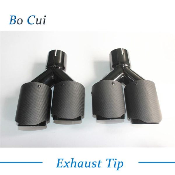 2pcs newly dual version inlet63mm-outlet89mm for ak carbon fiber exhaust tip mablack color exhaust pipe muffler
2pcs newly dual version inlet63mm-outlet89mm for ak carbon fiber exhaust tip mablack color exhaust pipe muffler