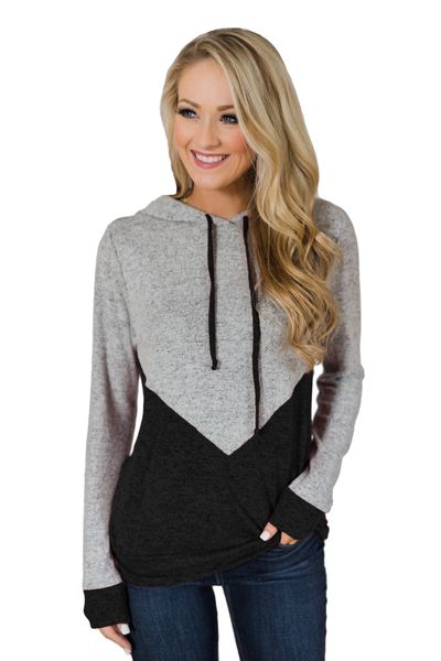 autumn winter fashion women's long sleeve color block hoodies casual drawstring hooded tunic sweatshirts stitching cottonblend, Black
autumn winter fashion women's long sleeve color block hoodies casual drawstring hooded tunic sweatshirts stitching cottonblend, Black