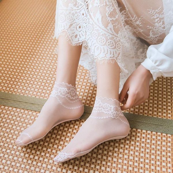 summer lace socks short thin women socks femme flower funny streetwear calcetines meias, Black;white
summer lace socks short thin women socks femme flower funny streetwear calcetines meias, Black;white