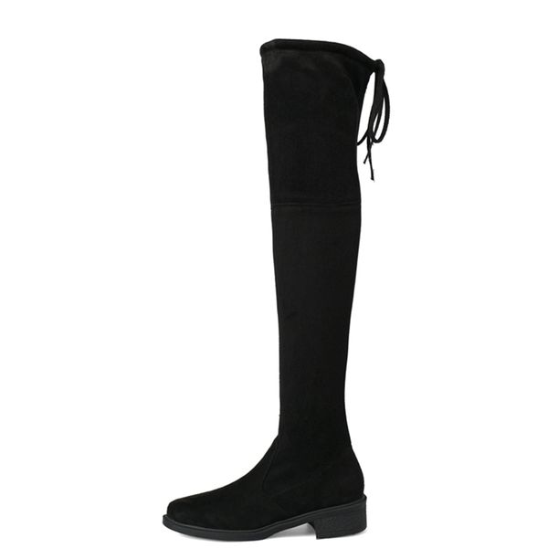 women over the knee boots winter autumn women high boots lace up flat heels 3.5cm black woman boots j552 size 34-43 ly191224 
women over the knee boots winter autumn women high boots lace up flat heels 3.5cm black woman boots j552 size 34-43 ly191224
