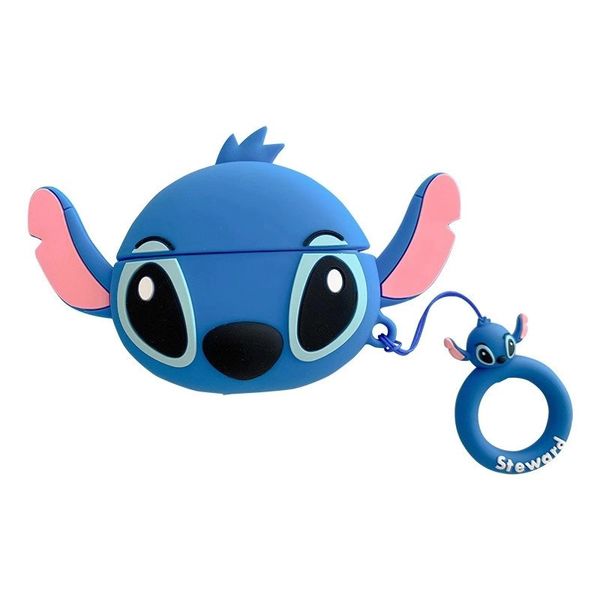 cute cartoon stitch keychain silicone airpods pro bluetooth wireless earphone case for apple airpods pro 3 protective cover, Silver
cute cartoon stitch keychain silicone airpods pro bluetooth wireless earphone case for apple airpods pro 3 protective cover, Silver
