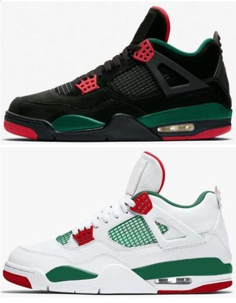4 4s black pizzeria white pizzeria italy gc black green red white basketball shoes men sports sneakers with box
4 4s black pizzeria white pizzeria italy gc black green red white basketball shoes men sports sneakers with box
