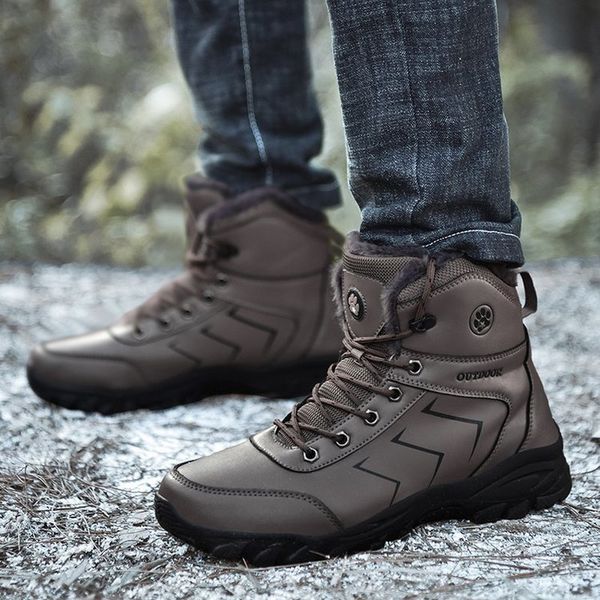 men ankle boots snow warm lace up shoes male man shoe men's outdoor hiking pu leather booties sapato feminino chaussure c012032, Black
men ankle boots snow warm lace up shoes male man shoe men's outdoor hiking pu leather booties sapato feminino chaussure c012032, Black